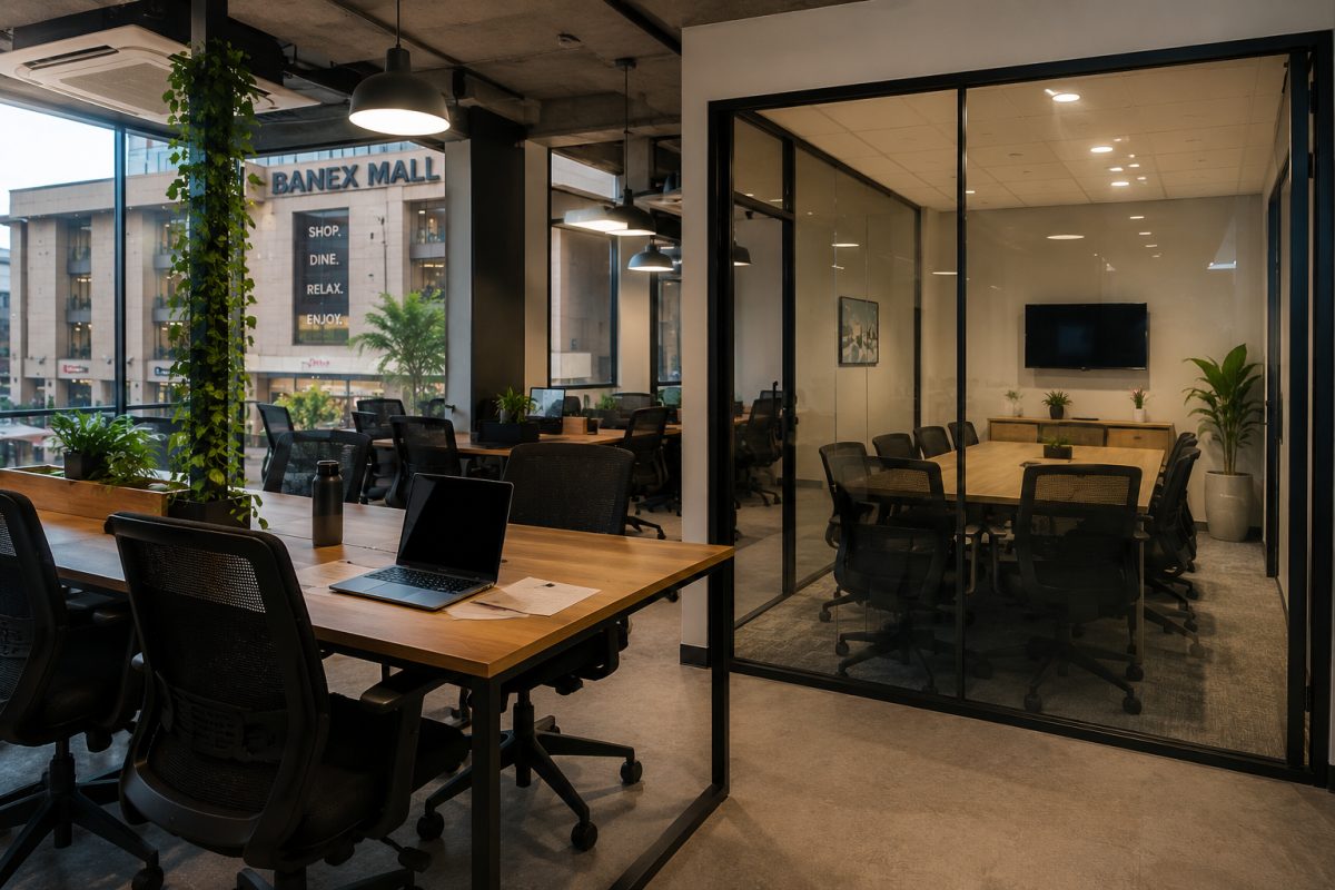 Coworking Spaces in Lekki Phase 1 | Work & Meet at Banex Mall