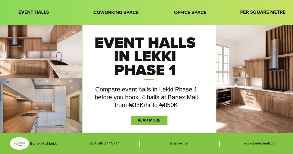 Event Halls in Lekki Phase 1 — Venues, Prices & Tips