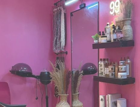 Interior of 99 Beauty Salon Banex Mall Lekki