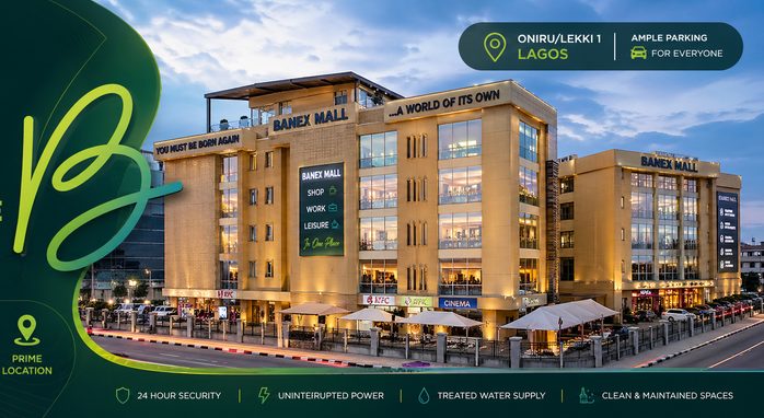 Banex Mall  Lekki Shopping mall entrance