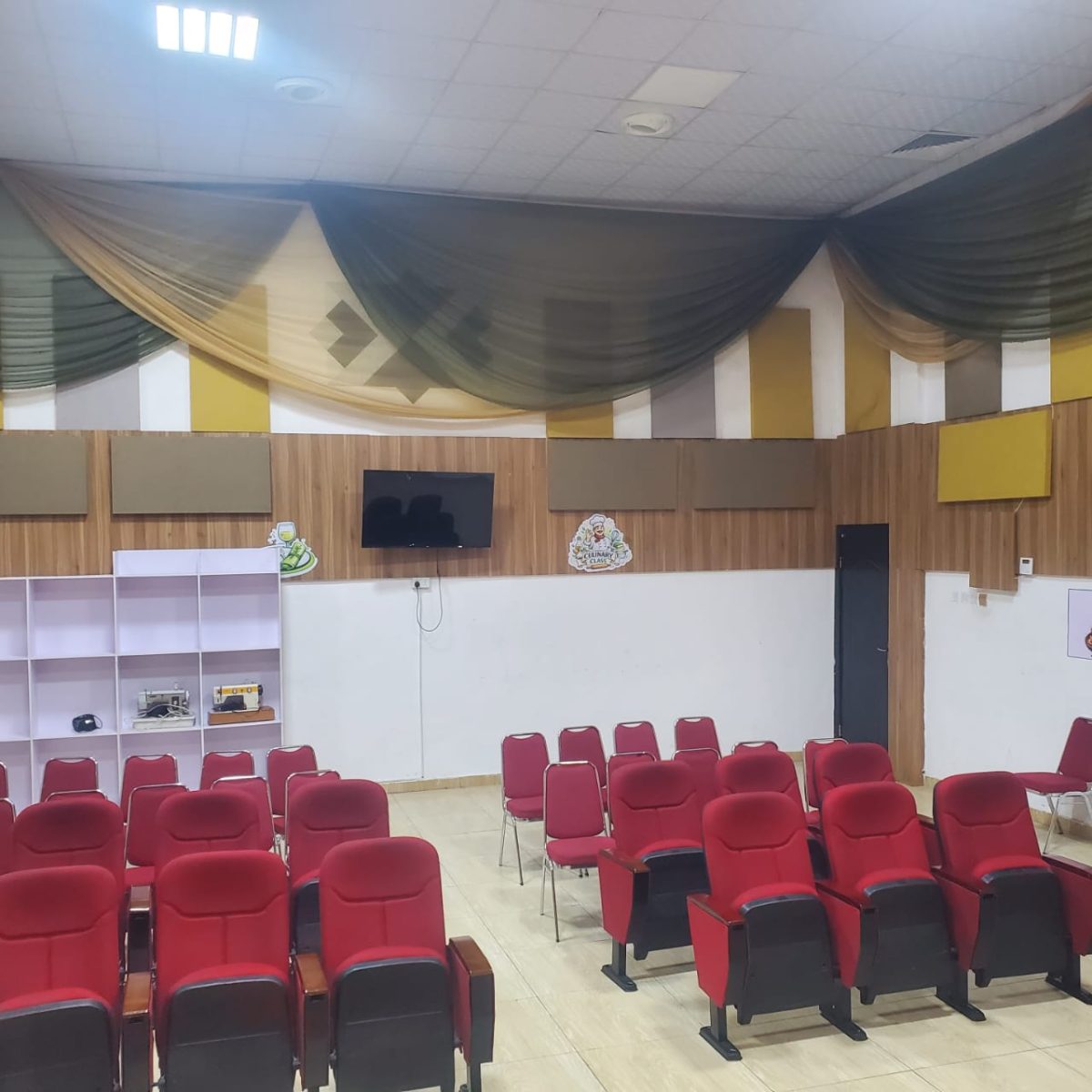 Banex Studio Hall — Hourly Rehearsal & Event Space for 80 Persons | Lekki Phase 1