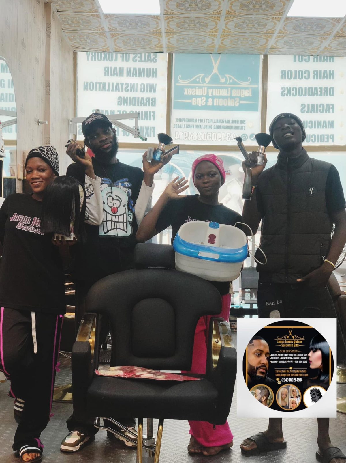 Jagua Luxury Salon — Haircuts & Beauty, Banex Mall Lekki